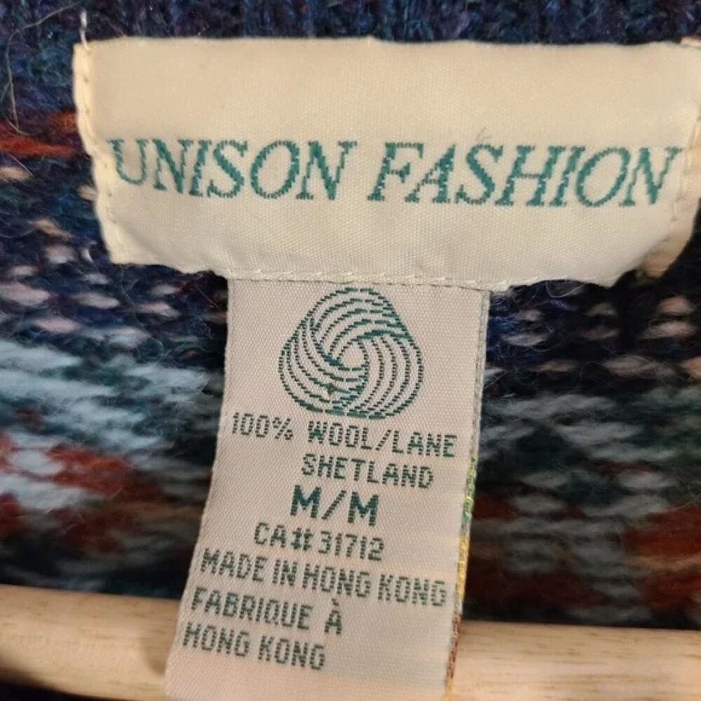 Vintage Shetland wool sweater - Picture 5 of 5